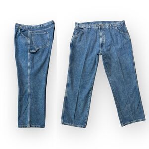 Dickies Carpenter Jeans Men’s Size 44x30 Classic Retro Medium Wash Denim